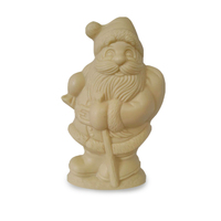 Santa With Walking Stick 270g White Chocolate